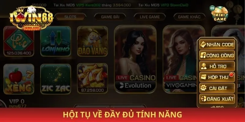 Hội tụ về đầy đủ tính năng